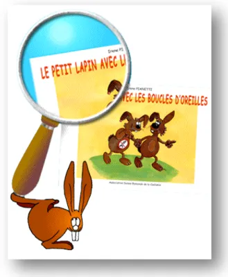 Figure 9 : Illustration de la brochure « Le petit lapin avec les boucles d’oreilles » 