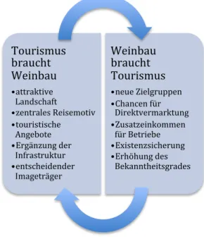 Abbildung 1: Synergieeffekte zwischen Tourismus und Weinbau 