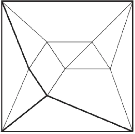 Figure 19: An embedding of the graph ω into the octahedrite facet with 10 vertices