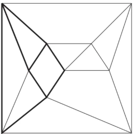 Figure 20: An embedding of the graph ω into the octahedrite facet with 10 vertices