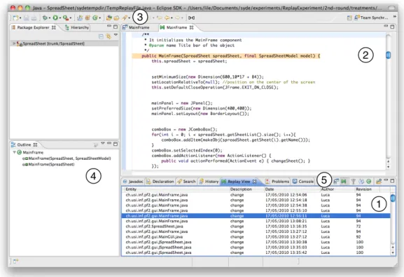 Figure 4.8. The Replay user interface