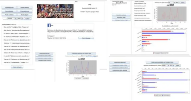 Figure 4. Statistical profile of politician's campaigns on social networks and Internet 