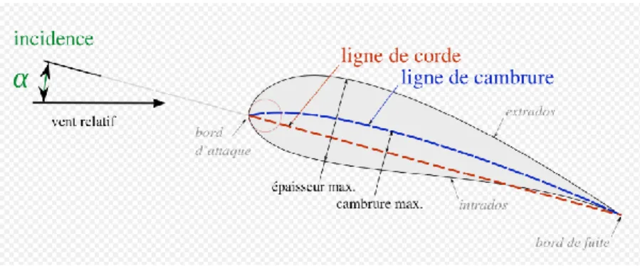 Figure 4. Géométrie du profil aérodynamique 