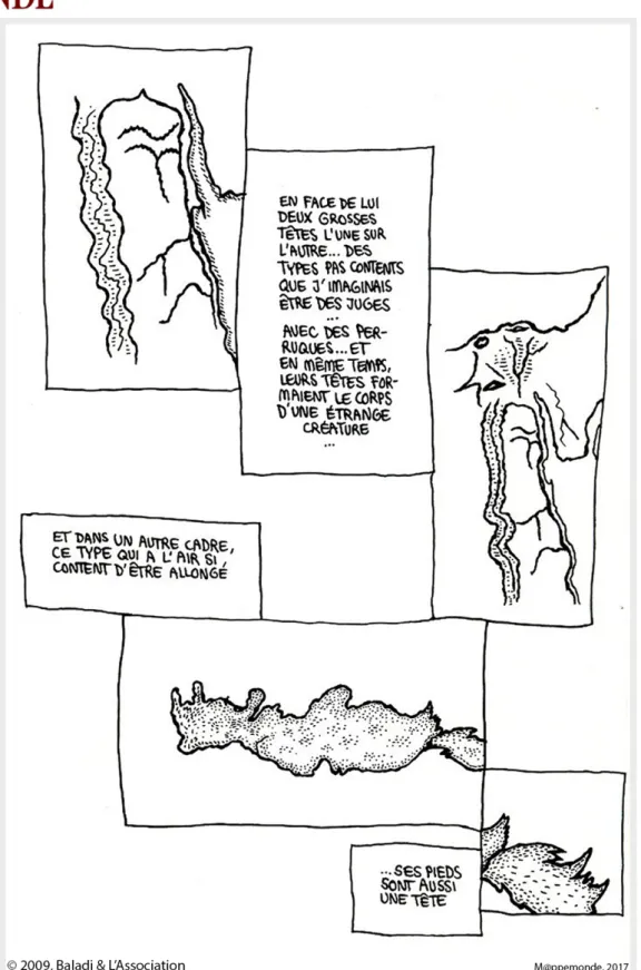 Figure 1. Baladi A. (2009). Encore un eﬀort. L’Association, Non paginé.