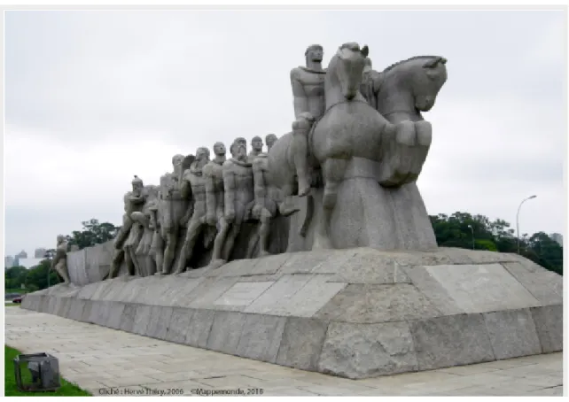 Figure 1. Le monument aux « bandeiras » à São Paulo.