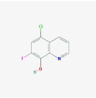 Figure 9 : Structure du Clioquinol 