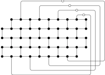 Figure 1.9: An Escher wall of height 4.