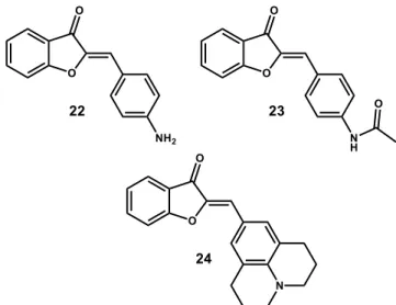 Figure 2: Aurones which may serve as potential fluorescent probes [42].