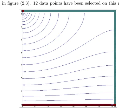 Figure 2.3: Visual Modow modeled map. First example.