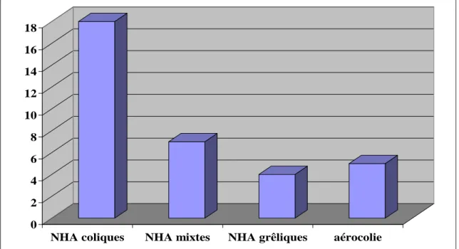 Graphique n°4 : aspects retrouvés à l’ASP. 