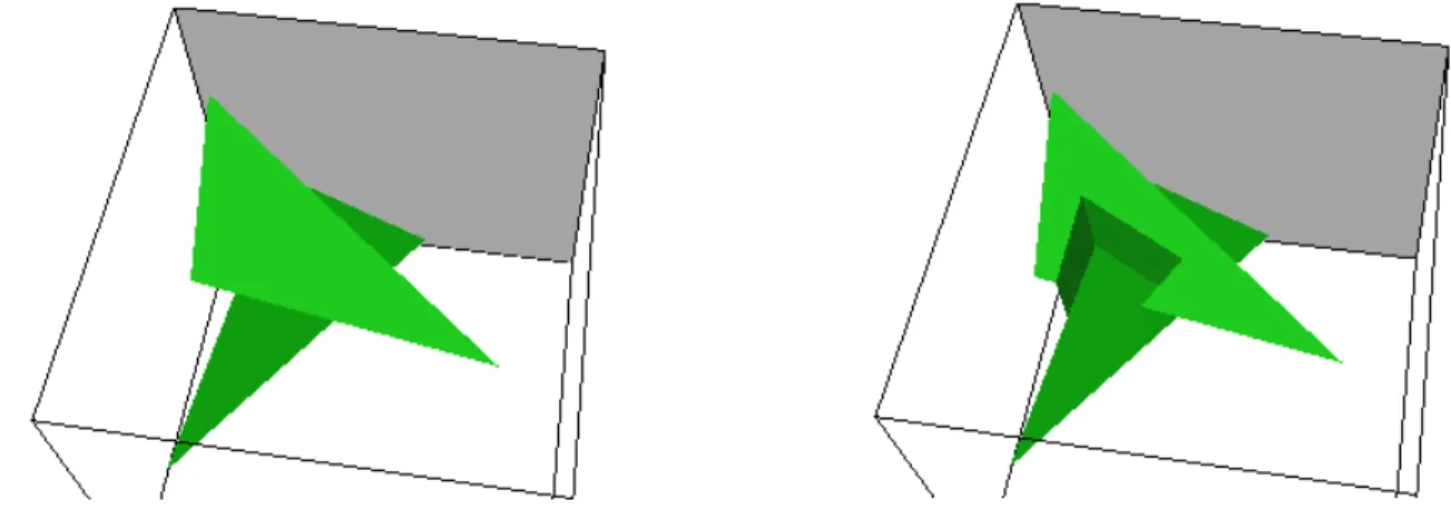 Figure 9: Example of step 1 projection in 3D.