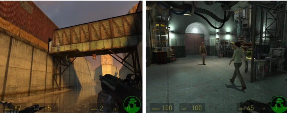 Figure 4 - In game images from Half Life 2 6  (Courtesy of gamespy.com) 