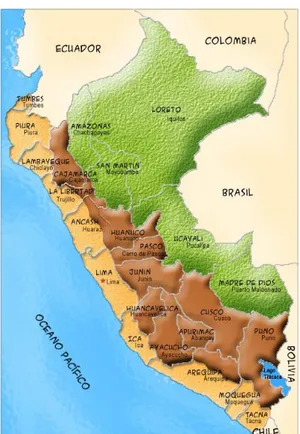 Figure 1 : carte du Pérou 