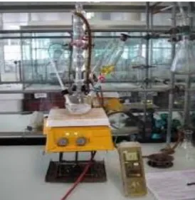 Figure 3: Distillation de l’ammoniac par la méthode de Kjeldahl 