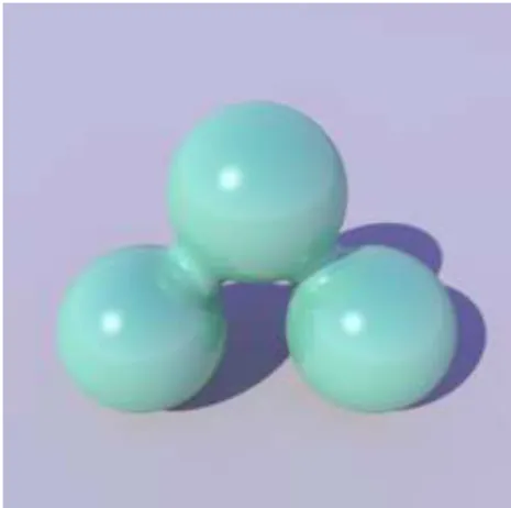 Figure 6: Ray-traced metaballs rendered with POVRay