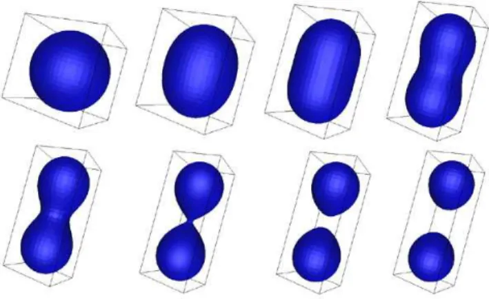 Figure 4: an animated surface is splitting in two components 1.3 Morse Theory