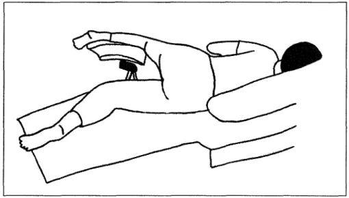Figure 16: position  en  décubitus latéral gauche 