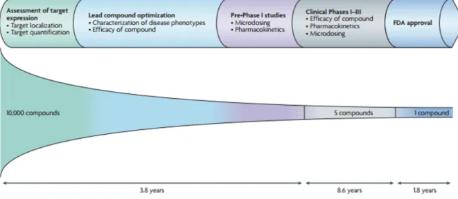 Figure 15 :Le développement de médicaments est une aventure très risquée : 