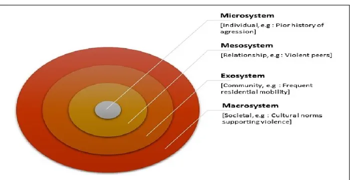 Figure 4: The Ecological Systems Theory of Human Development (modified). 
