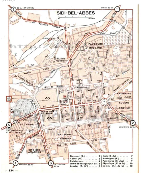Figure 3: Major headquarters of the city of Sidi Bel-Abbes