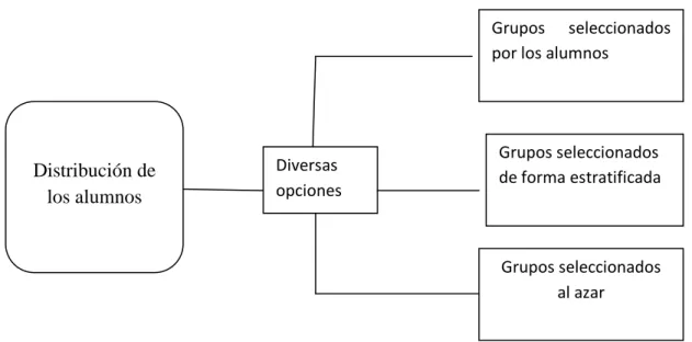 Figura 7. La formación de grupos  
