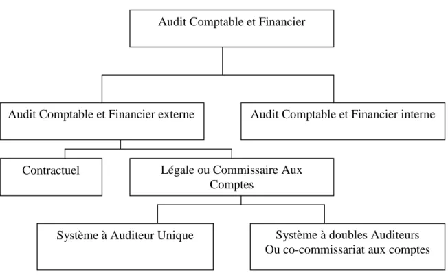 Figure 4: Hiérarchisation des concepts d'Audit comptable et Financier 
