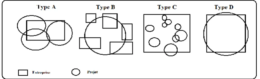 Figure 1 : typologie des projets en fonction de leur importance économique 