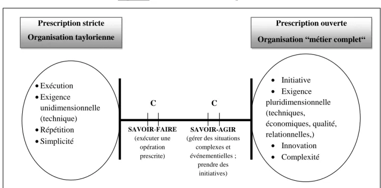 Figure 1 : Le curseur de la compétence 