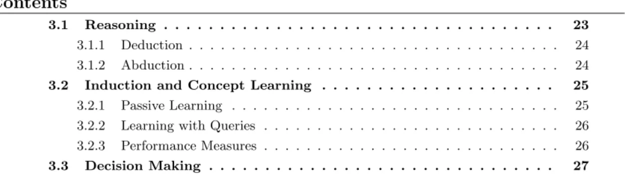 Figure 3.1: The three generic reasoning problems (adapted from Shanahan 1999) 23