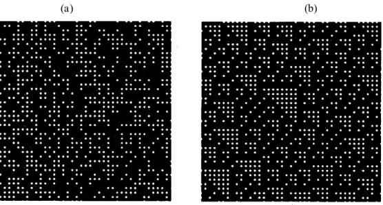 Figure 6. Deux systèmes manifestement différents … mais présentant même diagramme de diffraction ! (d’après  [25]) 