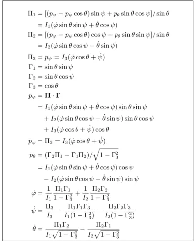 Table 1.1. Summary of the variables for the heavy top