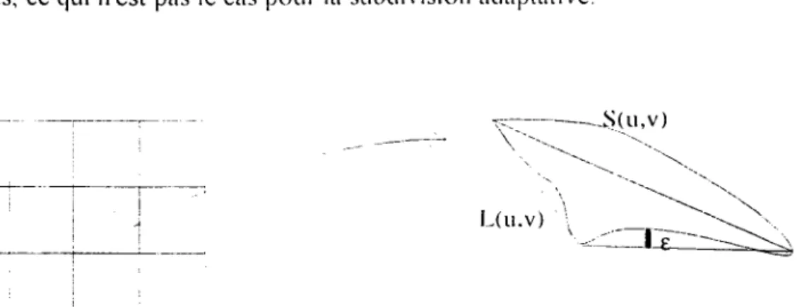 Figure 3.3  : triangul:tliort  d'unc surljtcc pitrantétriqttc