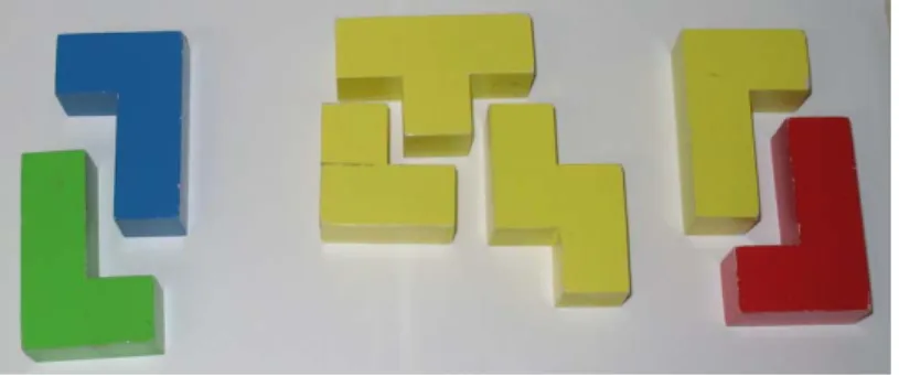 Figure 5.2: The blocks as in the Virtual Puzzle – the experiment in virtual setting 