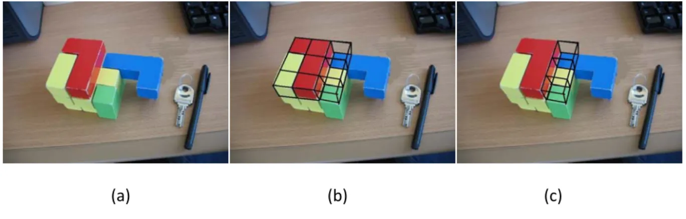 Figure 5.9 : Blocks being placed in the workspace 