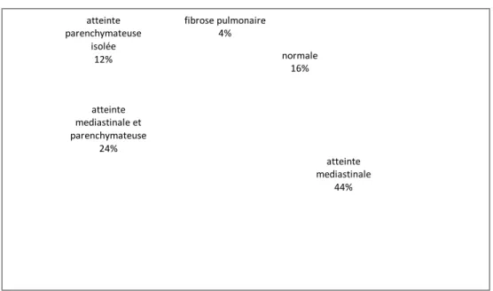 Figure 11 : données de la tomodensitométrie thoracique 