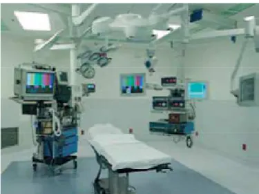 Figure 30: exemple d’une salle d’opération moderne intégrant toutes les 