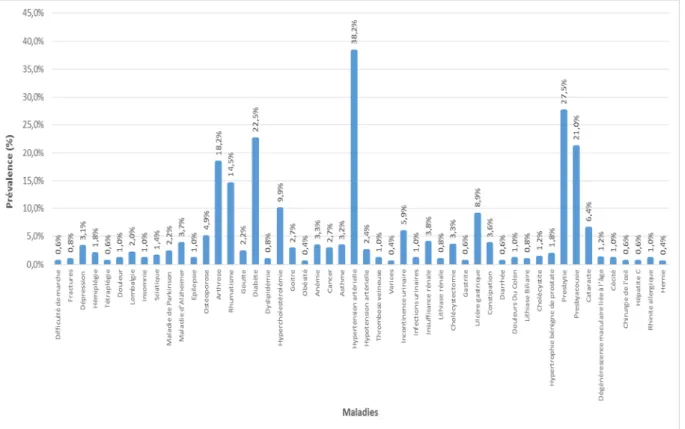 Figure 4 : Répartition générale des pathologies. 