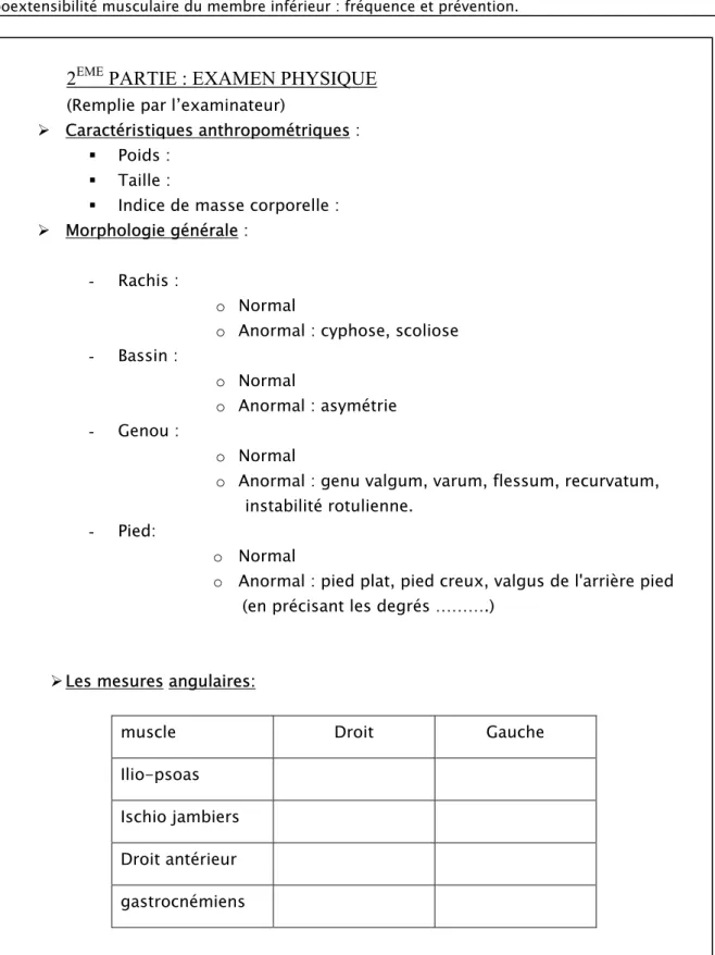 Figure 1: la fiche d’exploitation (2 ème  partie). 