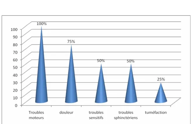 Figure 2 : Répartition des symptômes de début .
