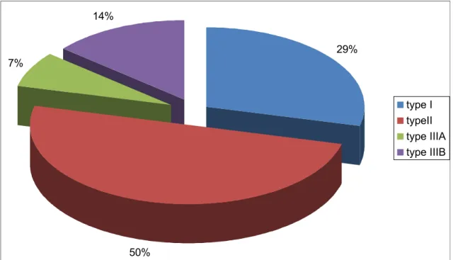 Figure 5 : Répartition selon l’ouverture cutanée  3.  Lésions associées : 