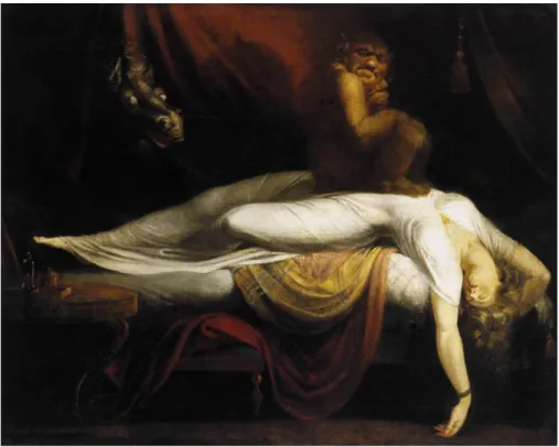 Figure 2 is a reproduction of an eighteenth-century work by Henri Fuseli entitled 