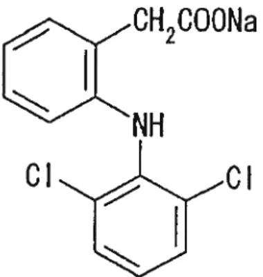 Figure 10. Structure chimique du Diclofenac.