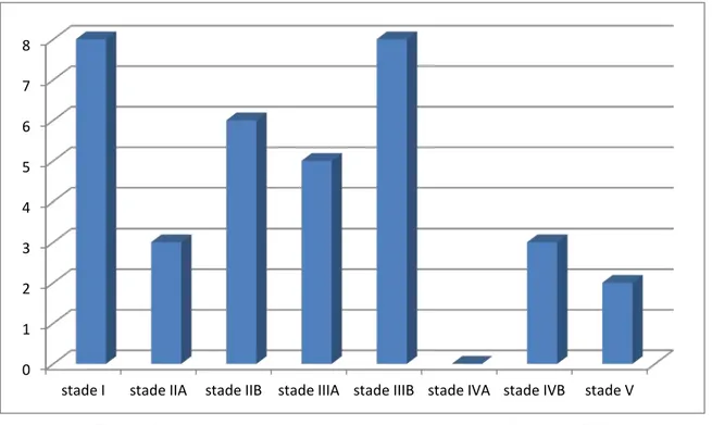 Figure 8 : Répartition des patients selon la classification de MGFA 