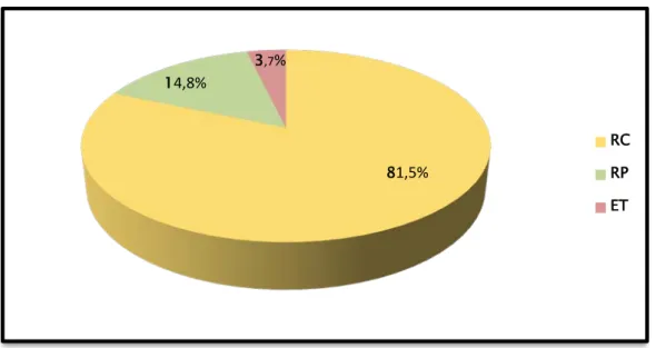 Figure 12 : Répartition des patients selon les résultats thérapeutiques 