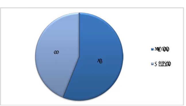 Figure 2 : Répartition des patients selon le sexe 