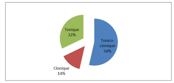 Figure 9 : Répartition des crises selon leur type 