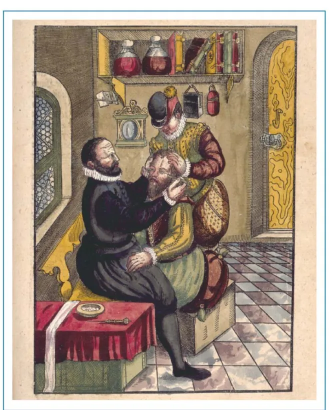 Figure 6 : Installation du patient bénéficiant d’un abaissement du cristallin 