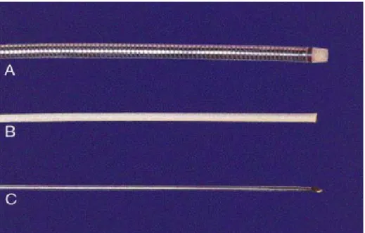 Figure 7 : Système coupant «Quick-core» utilisé lors des biopsies rénales transveineuses