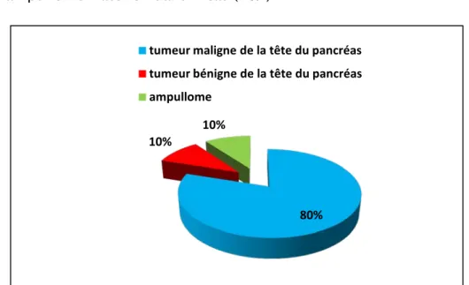 Figure 4 : répartition selon les indications de la DPC. 