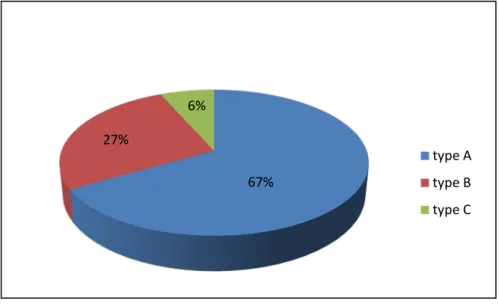 Figure 7 : Répartition des fractures selon le type anatomique 